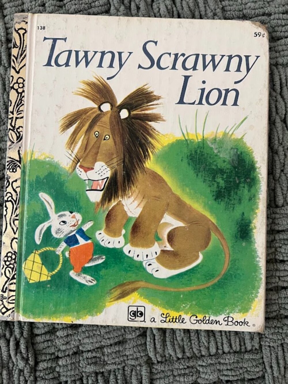 Vintage Tawny Scrawny Lion A Little Golden Book Good Condition